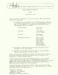 1983 Nominating Committee Report