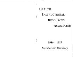1986-1987 HIRA Membership Directory