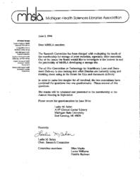 1994-1995 MHSLA Research Committee