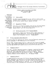 1988/10/05 MHSLA Annual Business Meeting Minutes