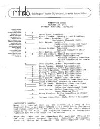 1991 MHSLA Board Meeting Minutes