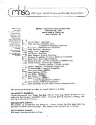 1993 MHSLA Board Meeting Minutes