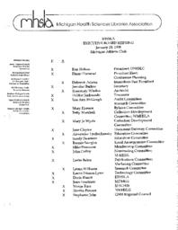 1998 MHSLA Board Meeting Minutes