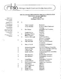 1999 MHSLA Board Meeting Minutes