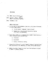 1987 MHSLA Membership Survey on Changes in Libraries
