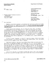 1983/08/23 MHSLA Tax Exempt Notice from IRS